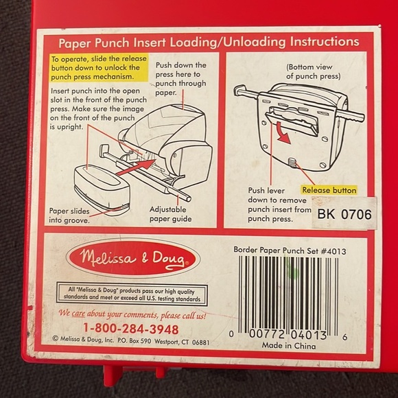 Melissa & Doug - Border Paper Punch Set - Scrapbooking, Crafts, Cards - Picture 2 of 2
